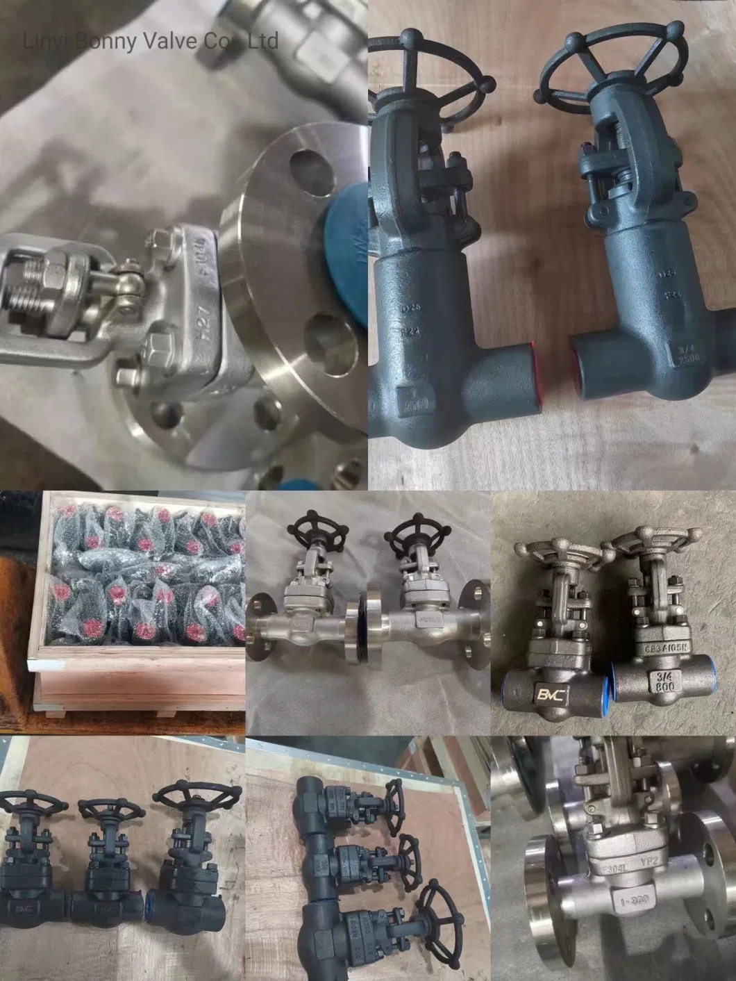 Forged Steel A105/Lf2/F11/F304/F316/F321 Flange & Thread & Butt Weld & Socket Weld Gate Valve